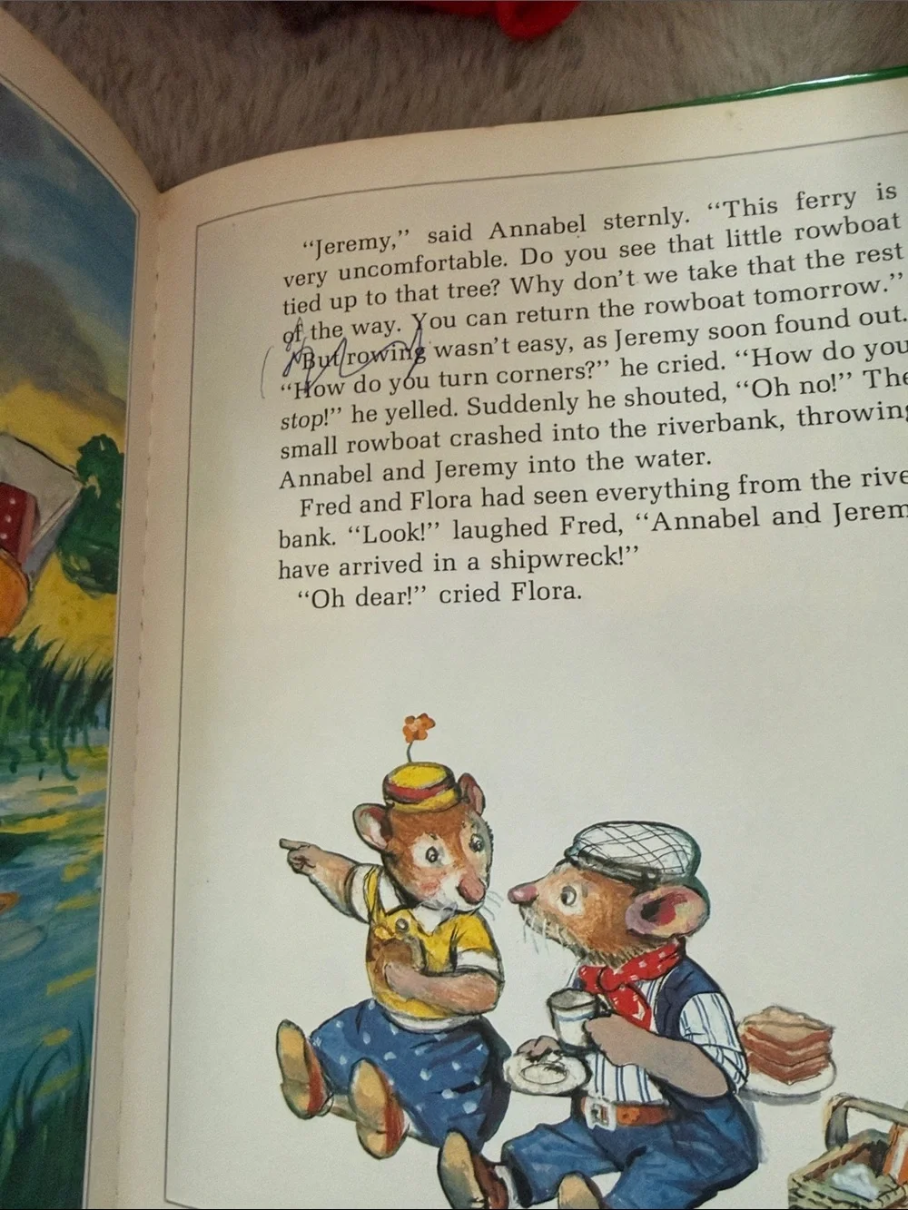 Adventure on the Water A Town Mouse and Country Mouse Story Vintage 1986